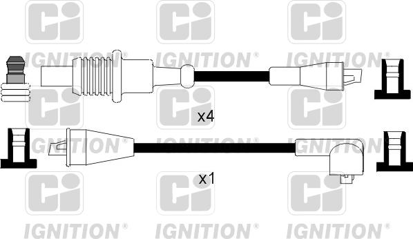 Quinton Hazell XC798 - Комплект проводов зажигания autosila-amz.com