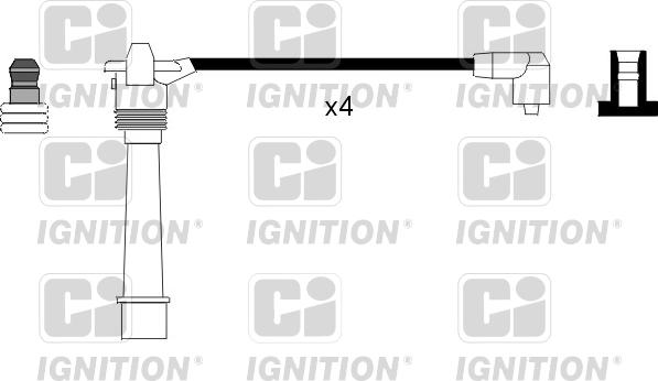 Quinton Hazell XC701 - Комплект проводов зажигания autosila-amz.com