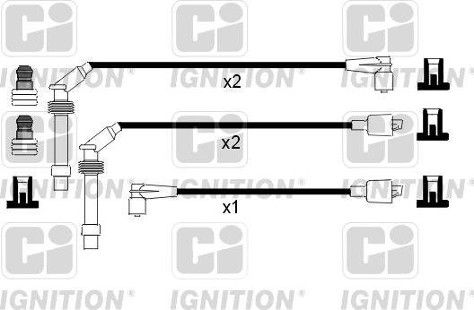 Quinton Hazell XC716 - Комплект проводов зажигания autosila-amz.com