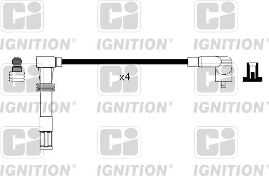 Quinton Hazell XC717 - Комплект проводов зажигания autosila-amz.com