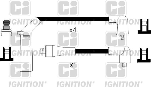 Quinton Hazell XC784 - Комплект проводов зажигания autosila-amz.com