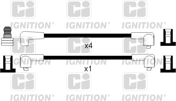 Quinton Hazell XC785 - Комплект проводов зажигания autosila-amz.com