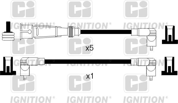 Quinton Hazell XC788 - Комплект проводов зажигания autosila-amz.com