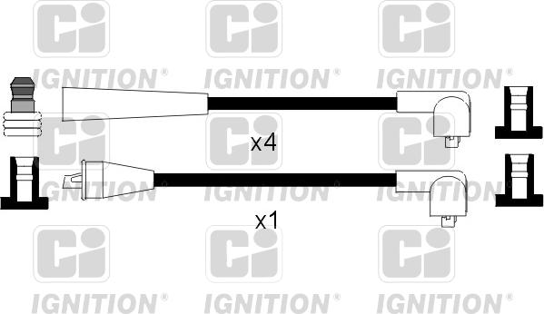 Quinton Hazell XC783 - Комплект проводов зажигания autosila-amz.com