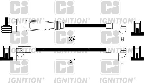 Quinton Hazell XC774 - Комплект проводов зажигания autosila-amz.com