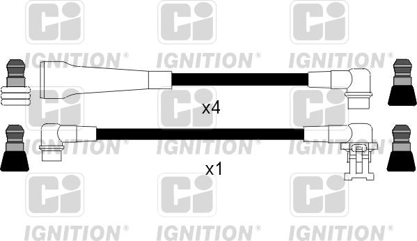 Quinton Hazell XC775 - Комплект проводов зажигания autosila-amz.com