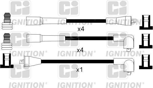 Quinton Hazell XC771 - Комплект проводов зажигания autosila-amz.com