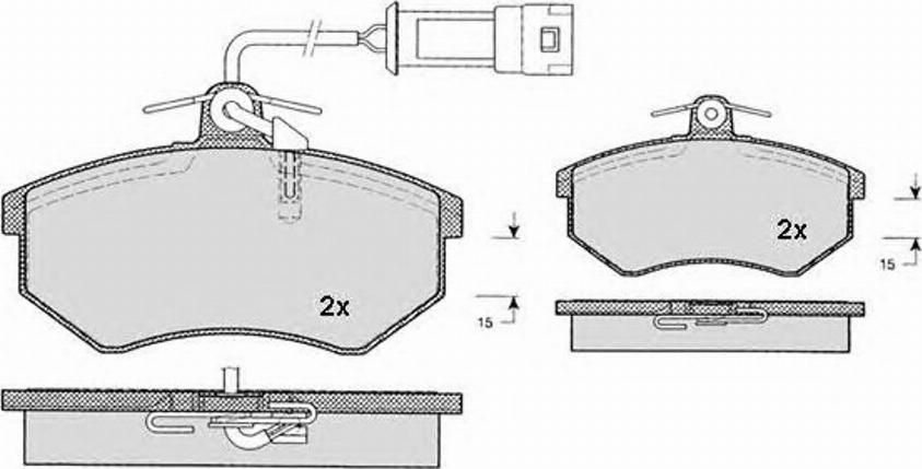 Raicam 813.4 - Тормозные колодки, дисковые, комплект autosila-amz.com