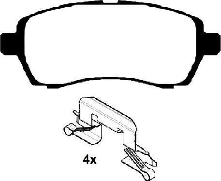 Raicam RA.0940.0K1 - Тормозные колодки, дисковые, комплект autosila-amz.com