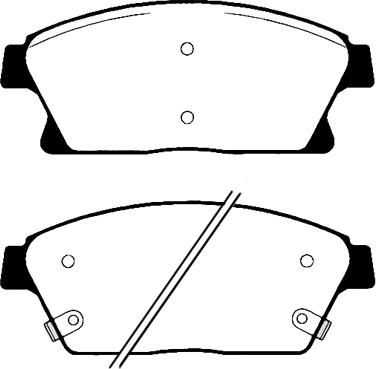 Raicam RA.0968.0 - Тормозные колодки, дисковые, комплект autosila-amz.com