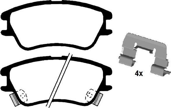 Raicam RA.0917.0K1 - Тормозные колодки, дисковые, комплект autosila-amz.com