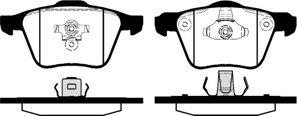 Raicam RA.0938.0 - Тормозные колодки, дисковые, комплект autosila-amz.com