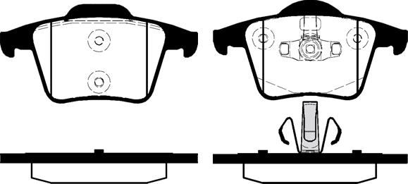 Raicam RA.0937.0 - Тормозные колодки, дисковые, комплект autosila-amz.com