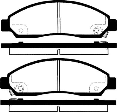 Raicam RA.0411.0 - Тормозные колодки, дисковые, комплект autosila-amz.com