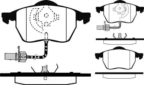 Raicam RA.0429.5 - Тормозные колодки, дисковые, комплект autosila-amz.com