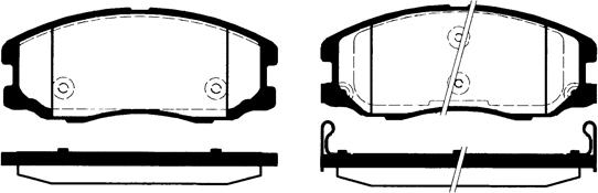 Raicam RA.0425.0 - Тормозные колодки, дисковые, комплект autosila-amz.com