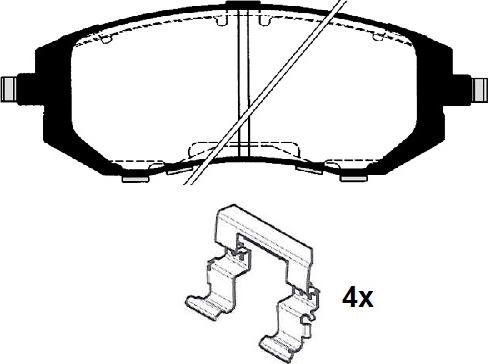 Raicam RA.0559.0K1 - Тормозные колодки, дисковые, комплект autosila-amz.com