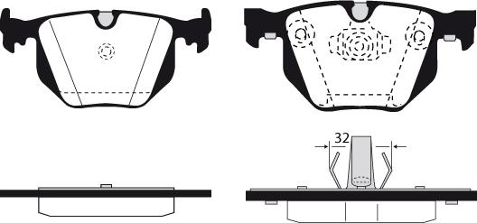 Raicam RA.0554.2 - Тормозные колодки, дисковые, комплект autosila-amz.com