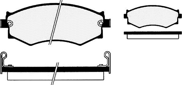 Raicam RA.0505.0 - Тормозные колодки, дисковые, комплект autosila-amz.com