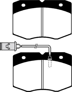 Pex 07353 - Тормозные колодки, дисковые, комплект autosila-amz.com