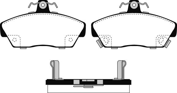 Raicam RA.0520.0 - Тормозные колодки, дисковые, комплект autosila-amz.com