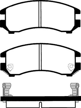 Raicam RA.0522.0 - Тормозные колодки, дисковые, комплект autosila-amz.com