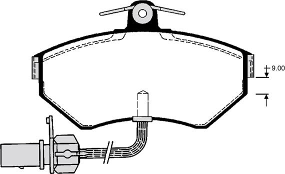 Raicam RA.0695.2 - Тормозные колодки, дисковые, комплект autosila-amz.com