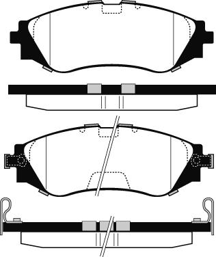 Raicam RA.0646.0 - Тормозные колодки, дисковые, комплект autosila-amz.com