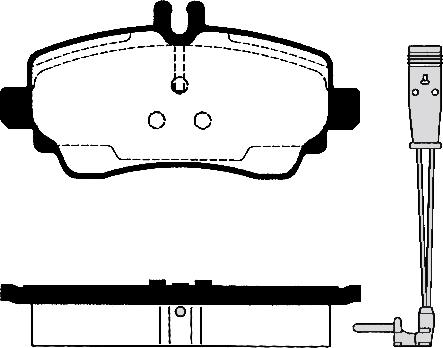 Raicam RA.0656.1 - Тормозные колодки, дисковые, комплект autosila-amz.com