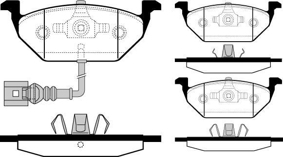 Raicam RA.0653.3 - Тормозные колодки, дисковые, комплект autosila-amz.com