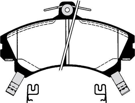 ATE BA2268 - Тормозные колодки, дисковые, комплект autosila-amz.com