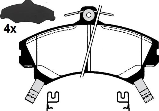 Metzger 0590.21 - Тормозные колодки, дисковые, комплект autosila-amz.com