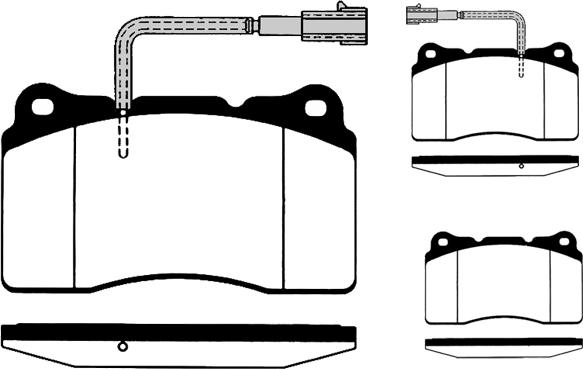 Raicam RA.0604.2 - Тормозные колодки, дисковые, комплект autosila-amz.com