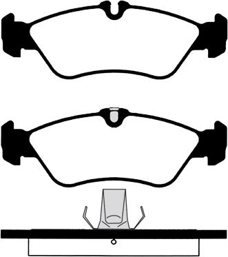 Lemförder 20538 04 - Тормозные колодки, дисковые, комплект autosila-amz.com