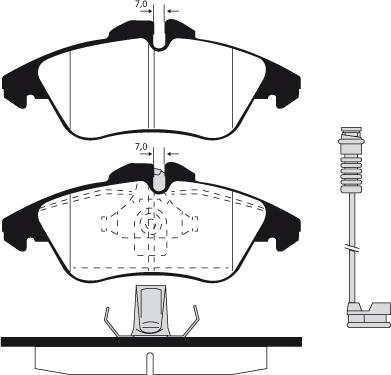 ACDelco 19377467 - Тормозные колодки, дисковые, комплект autosila-amz.com