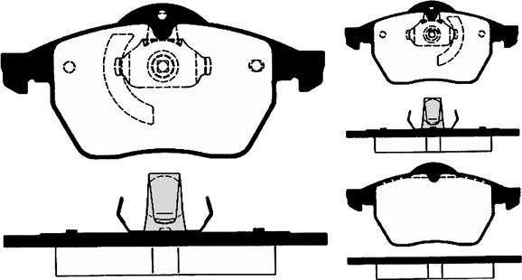 Raicam RA.0673.0 - Тормозные колодки, дисковые, комплект autosila-amz.com