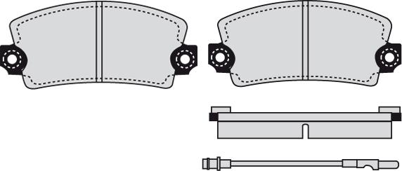 FTE BL1089A2 - Тормозные колодки, дисковые, комплект autosila-amz.com