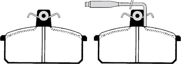 Raicam RA.0191.3 - Тормозные колодки, дисковые, комплект autosila-amz.com