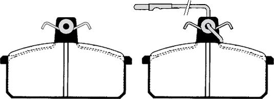 Raicam RA.0191.2 - Тормозные колодки, дисковые, комплект autosila-amz.com