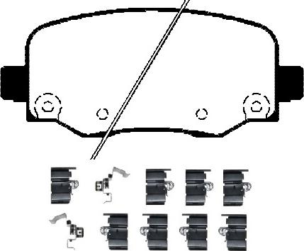 Raicam RA.0109.1K1 - Тормозные колодки, дисковые, комплект autosila-amz.com