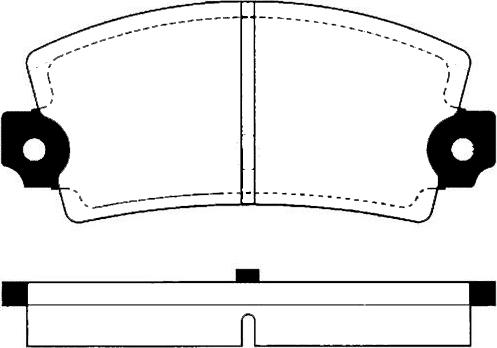 BENDIX 571475 - Тормозные колодки, дисковые, комплект autosila-amz.com