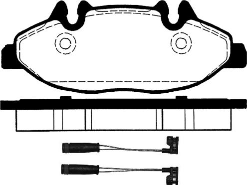 Raicam RA.0844.1 - Тормозные колодки, дисковые, комплект autosila-amz.com