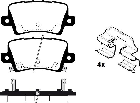 Pagid 8DB 355 006-751 - Тормозные колодки, дисковые, комплект autosila-amz.com