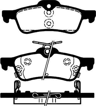 Aisin SN184P - Тормозные колодки, дисковые, комплект autosila-amz.com