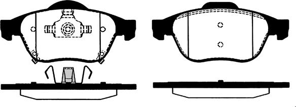 Raicam RA.0809.0 - Тормозные колодки, дисковые, комплект autosila-amz.com