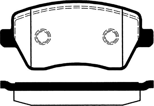 TRW Engine Component GDB1614 - Тормозные колодки, дисковые, комплект autosila-amz.com