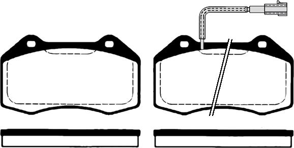 Raicam RA.0801.2 - Тормозные колодки, дисковые, комплект autosila-amz.com