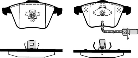 Raicam RA.0824.4 - Тормозные колодки, дисковые, комплект autosila-amz.com