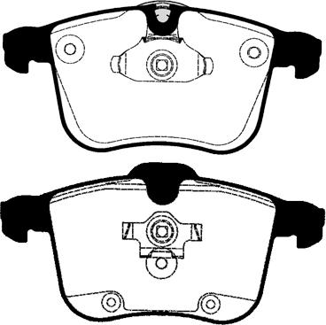 Triscan 1100-PP1567 - Тормозные колодки, дисковые, комплект autosila-amz.com