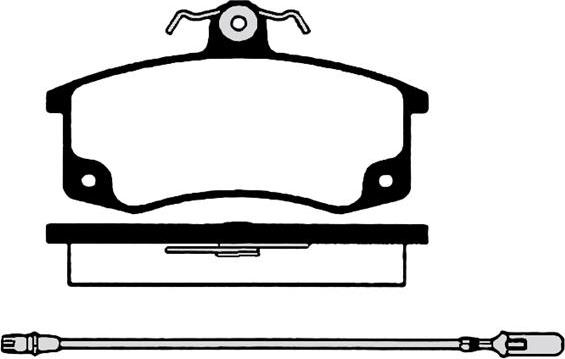 Raicam RA.0353.0 - Тормозные колодки, дисковые, комплект autosila-amz.com